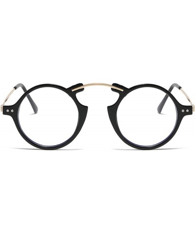 Steampunk Sunglasses Men 2021 Luxury Retro Round Sun Glasses Women Vintage Small Frame Shades Eyewear Unisex UV400 Black&clea...