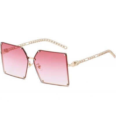 Metal Frame Sunglasses for Men and Women Outdoor Decoration Sunshade Holiday Street Shooting Glasses (Color : E, Size : Mediu...