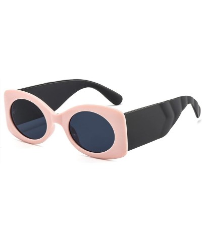 Retro Wide-Leg Street Shot Men's and Women's Sunglasses, Holiday Driving Glasses (Color : D, Size : Medium) Medium B $12.61 D...