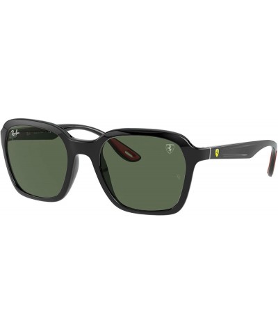 Rb4343m Scuderia Ferrari Collection Square Sunglasses Black/Dark Green $60.39 Square