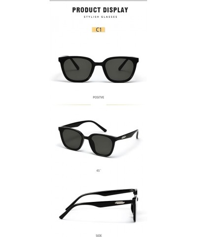 Square Vintage Men And Women Outdoor Vacation Sunglasses Gifts A $13.77 Designer