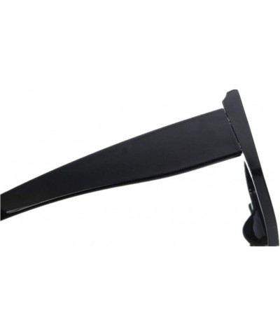 Rectangle Sunglasses for Women Retro 90s Sunglasses Small Narrow Square Frame UV400 Protection Black+red $8.39 Square