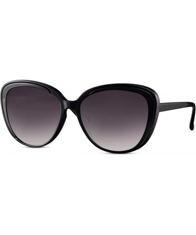 Women's Cat Eye Sunglasses (Black) $10.19 Cat Eye