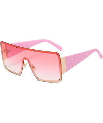 Large Frame Men and Women Street Sunglasses Outdoor Vacation Sunshade (Color : E, Size : Medium) Medium E $16.39 Designer