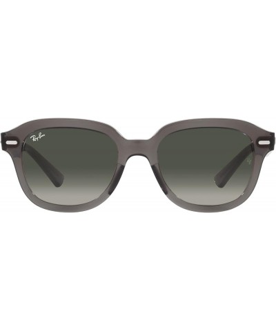 Unisex Sunglasses Opal Dark Grey Frame, Grey Lenses, 51MM Opal Dark Grey/Gradient Grey $62.72 Square