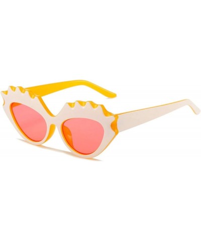 Fashion Unique Sunglasses For Women Vintage Lrregular Sun Glasses Female Party Streetwear Personality Eyewear Pink $10.28 Des...