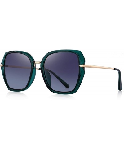 Polarized Sunglasses for Women-UV400 Lens Sunglasses for Female Ladies Fashionwear Polarized Sun Eye Glass Green $16.63 Square