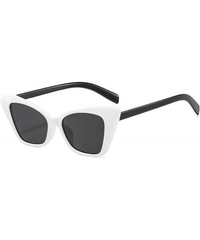 Cat Eye Men and Women Sunglasses Outdoor Vacation Sunshade (Color : B, Size : Medium) Medium C $19.55 Designer