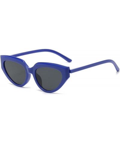 Cat Eye Fashion Triangle Frame Outdoor Cycling Driving Sunglasses for Men and Women (Color : E, Size : 1) 1 D $15.90 Designer