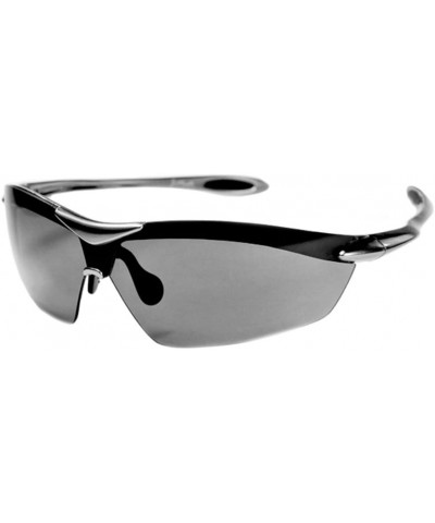 Polarized P49 Sports Fashion Sunglasses Gunmetal Grey $20.39 Rimless