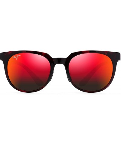 Men's and Women's Wailua Polarized Classic Sunglasses Red/Black Tortoise/Hawaii Lava $88.90 Rimless