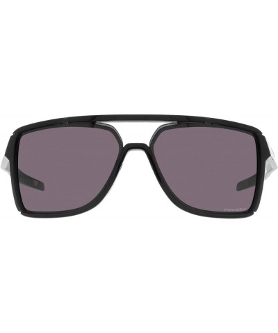 Men's Oo9147 Castel Rectangular Sunglasses Black Ink/Prizm Grey $36.80 Rectangular