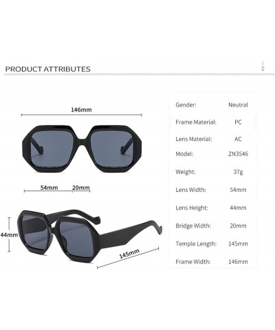 Retro Men And Women Outdoor Vacation Large Frame Sunglasses D $17.42 Designer