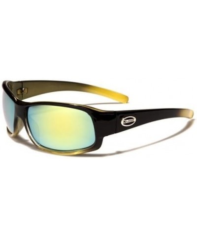 X-Loop Men's Wrap Biking Golf All Sport Sunglasses 5605- Choose Your Color Black-yellow Fade $9.95 Sport