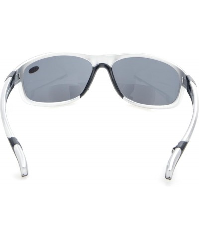 Sports Bifocal Sunglasses TR90 Unbreakable Outdoor Readers Baseball Running Fishing Driving Golf Softball Hiking Matte Black ...