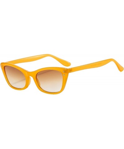Small Frame Women Outdoor Vacation Sports Fashion Decorative Sunglasses (Color : B, Size : 1) 1 D $14.10 Sport