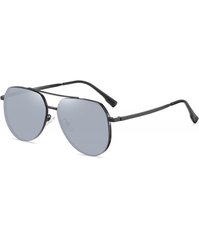 Retro Men Riding Driving Sunglasses Fashion Metal Sports Sunglasses (Color : D, Size : 1) 1 C $17.89 Sport