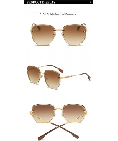 Large Frame Metal Sunglasses for Men and Women Outdoor Vacation Sun Shading Sunglasses (Color : D, Size : Medium) Medium E $2...