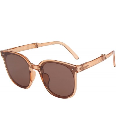 Trendy Sunglasses For Women,Fun Sunglasses Square Sunglasses Red Sunglasses Dark Sunglasses Beach Blue Glasses Brown $5.12 Ri...