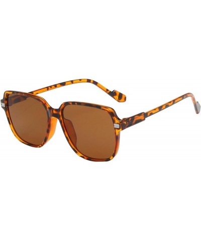 Women's Classic Polarized Sunglasses Modern Easy Carry Cat Eye Round Shape Square Frame Anti-Glare Foldable Sunglasses C6 $7....