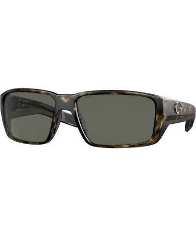 Men's Fantail Pro Fishing and Watersports Rectangular Sunglasses Matte Wetlands/Grey Polarized-580g $109.89 Sport