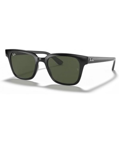 RB4323 Square Sunglasses for Men for Women + BUNDLE With Designer iWear Complimentary Eyewear Kit Black / Green $74.19 Square