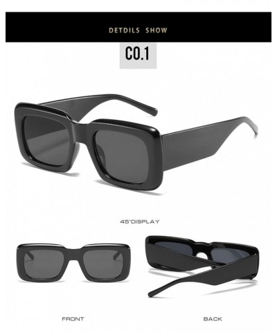 Square Frame Fashion Sunglasses for Men and Women Outdoor Sports Vacation Decorative Sunglasses Sunglasses Womens (Color : 2,...
