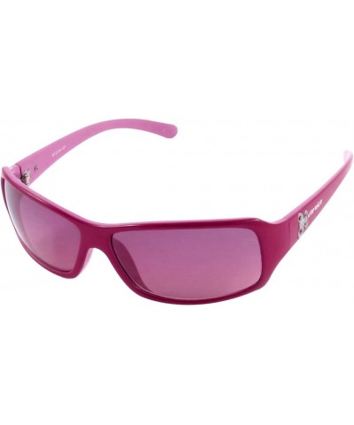 Qtqgoitem Stylish Fuchsia Frame Plastic Arms Ladies' Sunglasses Eyewear (Model: a9b 3da 6a5 2fc 281) $10.29 Designer