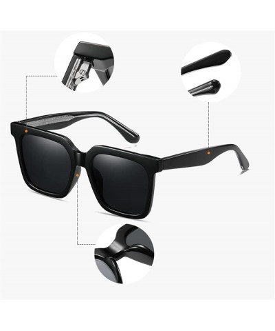 Retro Square Sunglasses Men's Fashion Sunglasses Polarized Sunglasses Minimalist Style,A2 A3 $17.89 Designer