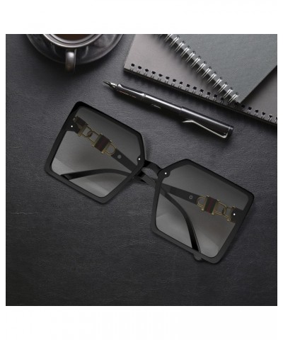 Light Shade Eyewear BLACK – Polarized Sunglasses For Women – Oversized Funky Sunglasses – Trendy Shades For Women - Unique an...