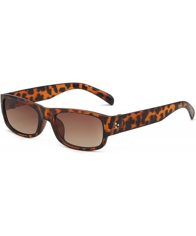 Retro Small Frame Trendy Sunglasses for Men and Women (Color : C, Size : 1) 1 E $16.72 Designer