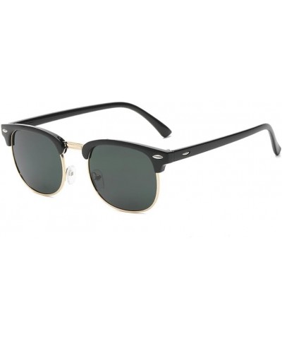 Retro Sunglasses for Men Women Polarized Sun Glasses with UV Blocking for Driving Fishing Hiking Travel 13 $7.69 Rimless