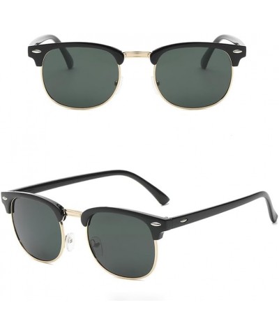 Retro Sunglasses for Men Women Polarized Sun Glasses with UV Blocking for Driving Fishing Hiking Travel 13 $7.69 Rimless