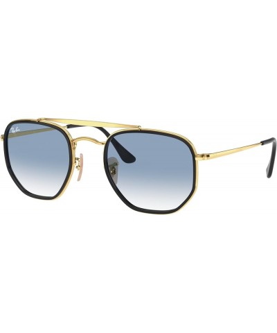 The Marshal II RB3648M Irregular Sunglasses for Men for Women + BUNDLE With Designer iWear Complimentary Eyewear Kit Gold / L...