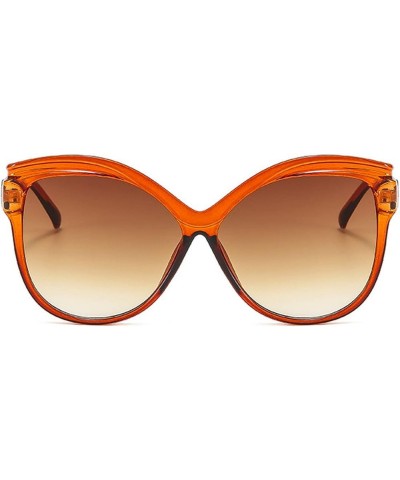 Vintage Cat Eye Sunglasses Unisex Mirrored Glasses Retro Oversized Butterfly Sunglasses for Women UV Protection brown $9.30 O...