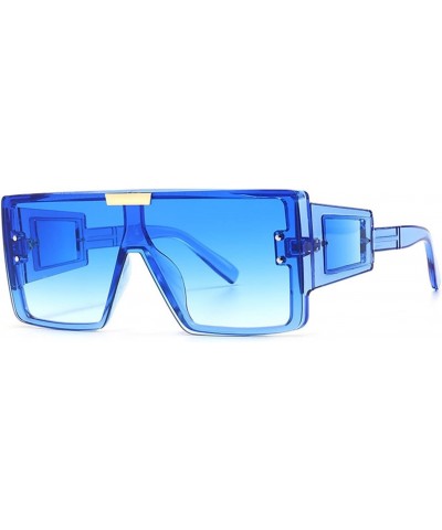 Sunglasses Women Men Oversized Windproof Punk Glasses Square Big Frame Goggles Shades Sport (Color, Size : Blue) $30.83 Overs...