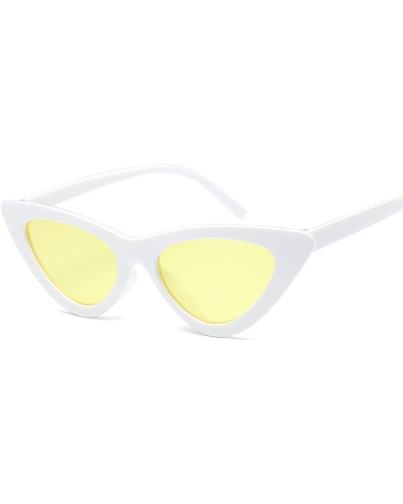 Fashion Woman Cat Eye Triangle Sunglasses Outdoor Vacation Beach Sunglasses (Color : U, Size : 1) 1 R $16.80 Designer
