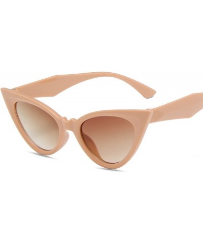Cat Eye Retro Outdoor Vacation Fashion Decorative Sunglasses for Men and Women (Color : B, Size : 1) 1 E $14.10 Designer