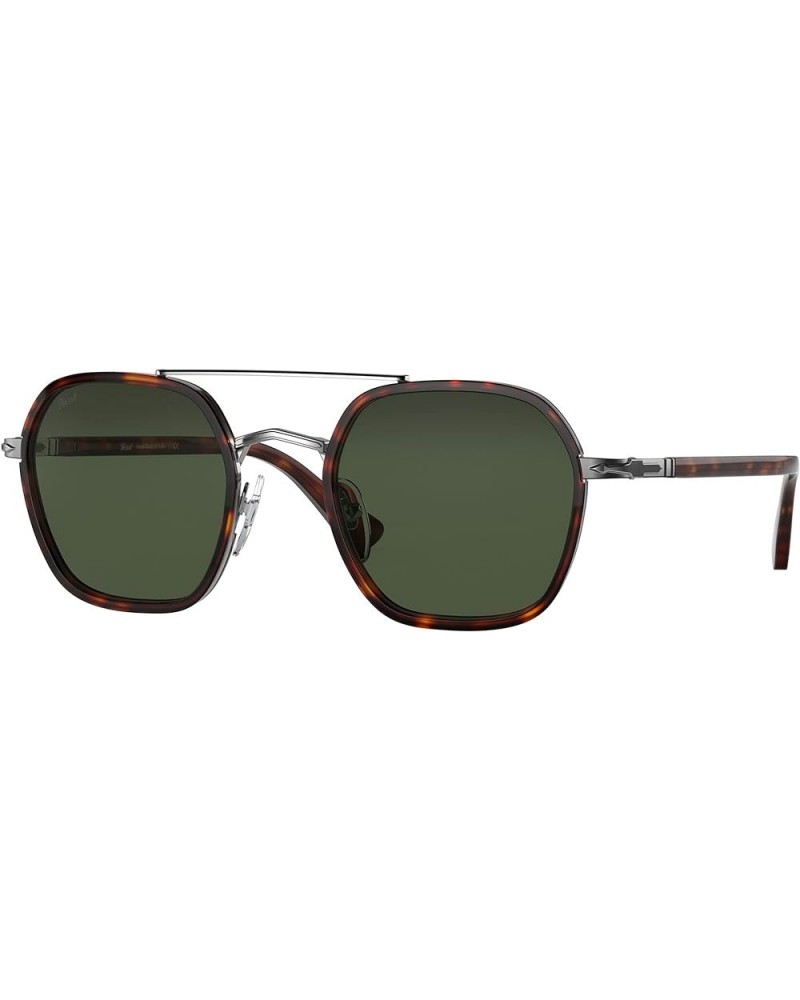 PO2480S Square Sunglasses Havana/Green $74.18 Square